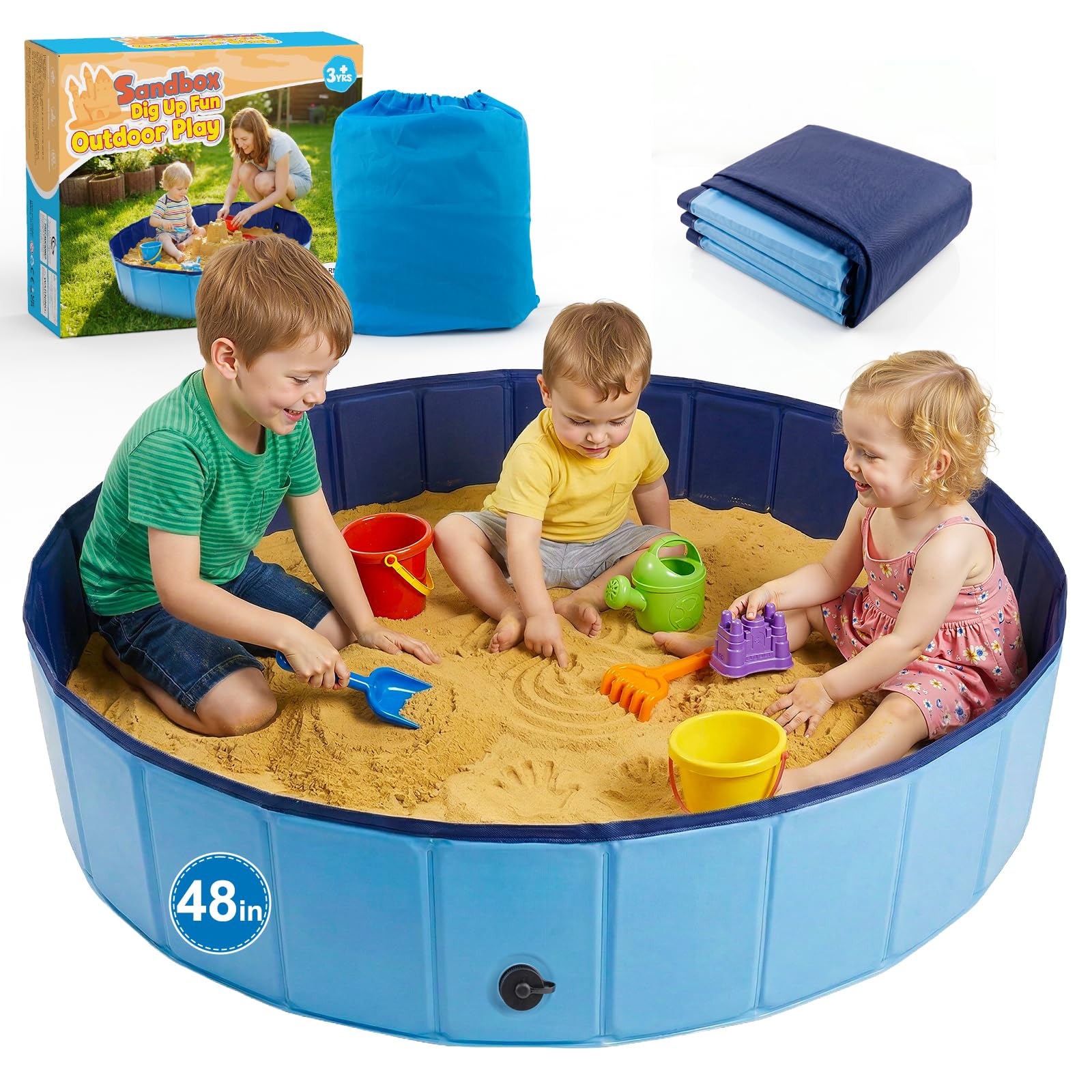 【SANDBOX】CLASIC2.0  ASIAFIT Amazon.com: Aywewii Foldable Sandbox 48'' Extra Large Sand Box for